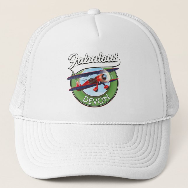 Casquette Fabuleux patch de voyage Devon. (Devant)