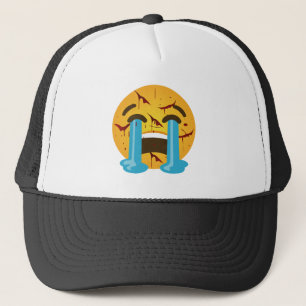 Casquette Face en pleurs - Sobbing, tristes larmes, pleurer