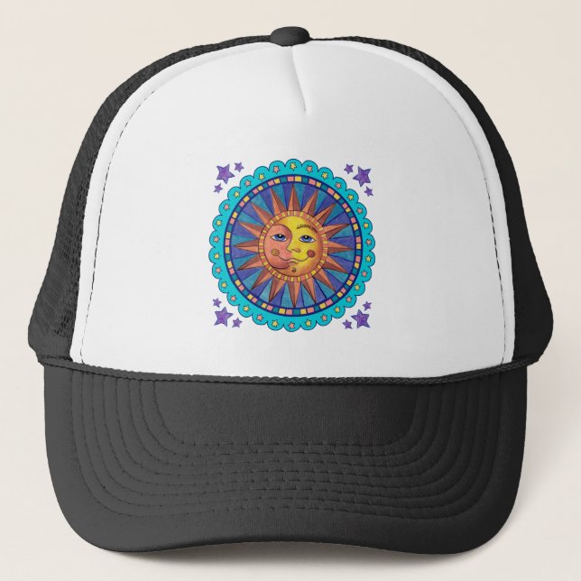 Casquette face Sun Moon (Devant)