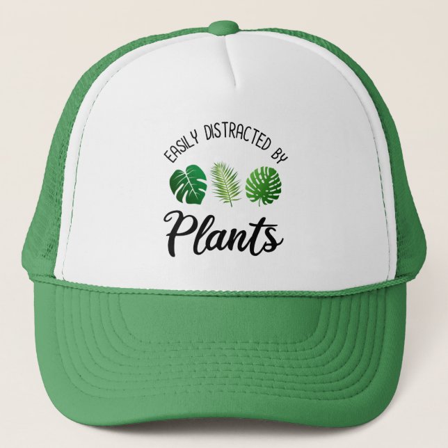 Casquette Facilement Distrait Par Les Plantes (Devant)