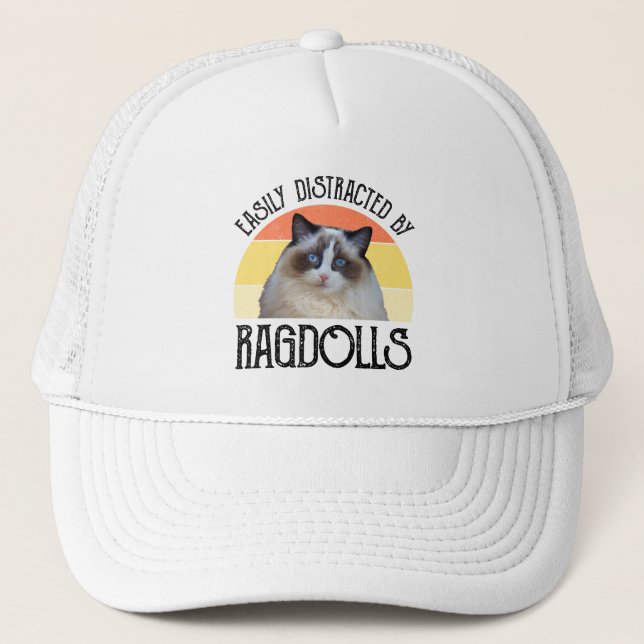 Casquette Facilement Distrait Par Les Ragdolls (Devant)