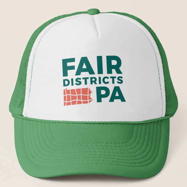 Casquette Fair Districts PA Trucker Chapeau (Devant)