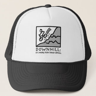 Casquette Faire du vélo incliné de montagne de frisson