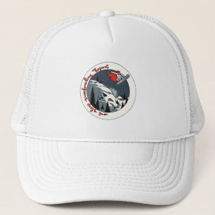 Casquette Fairy Snowborder ; Manger Dormir Snowboard Répéter