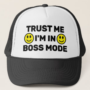Casquette Fais-moi confiance - Je suis en mode patron™ Casqu