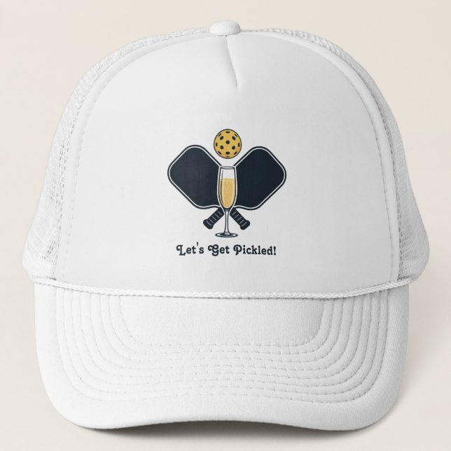 Casquette Faisons-nous des Pickles Fête de Pickleball Prépa (Devant)
