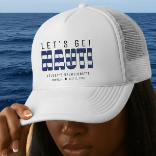 Casquette Faisons-nous une Fête de Fiançailles Nautique Coqu