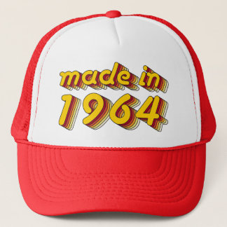 Casquette Fait en 1964 (Yellow&Red)