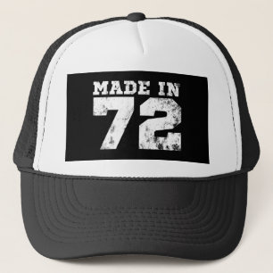 Casquette Fait en 1972 52e anniversaire