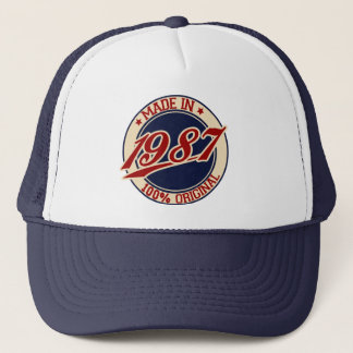 Casquette Fait En 1987
