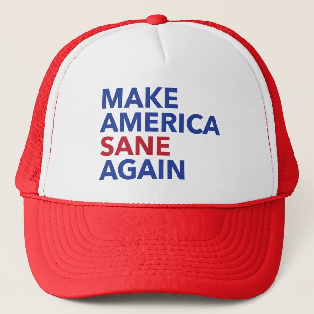 Casquette Faites à l'Amérique encore le message politique (Devant)
