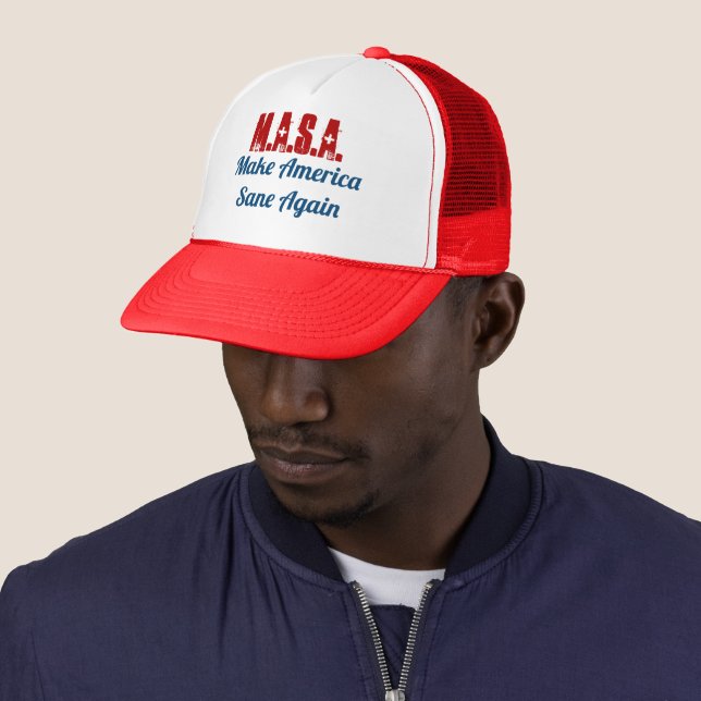 Casquette Faites à l'Amérique encore MASA raisonnable (En situation)