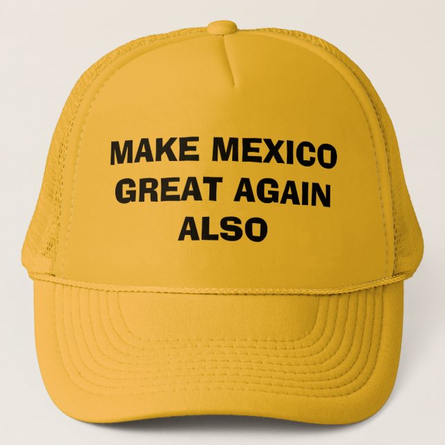 CASQUETTE FAITES AU MEXIQUE LE GRAND ENCORE ÉGALEMENT (Devant)