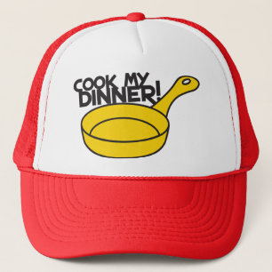 Casquette faites cuire mon dîner ! avec la poêle de