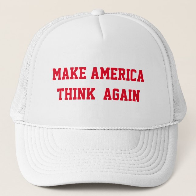 CASQUETTE FAITES L'AMÉRIQUE PENSER ENCORE (Devant)