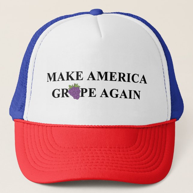 Casquette Faites le raisin de l'Amérique encore (Devant)