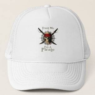 Casquette Faites-moi confiance Je suis un crâne pirate et de