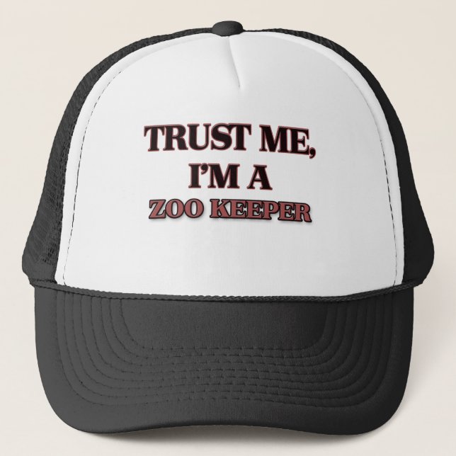 Casquette Faites-moi confiance je suis UN GARDIEN de ZOO (Devant)