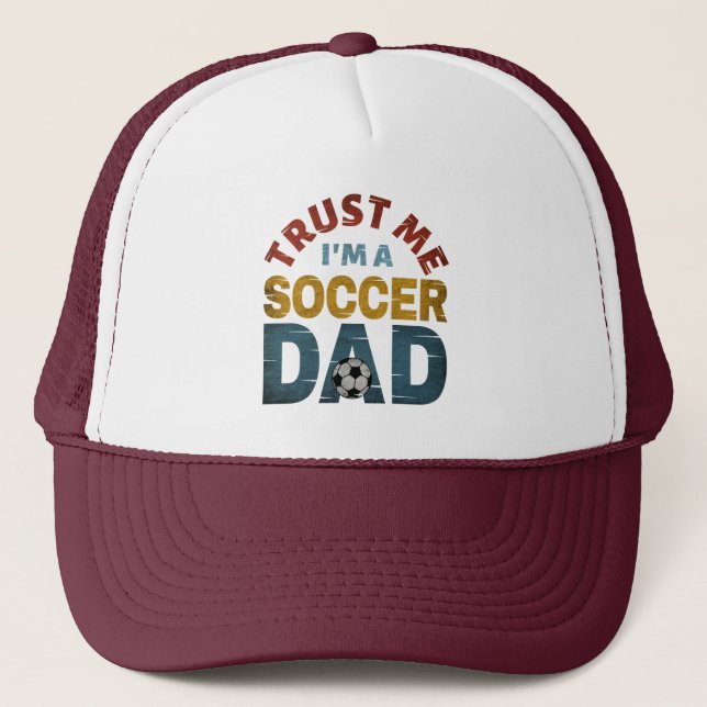 CASQUETTE FAITES MOI CONFIANCE JE SUIS UN PÈRE DE FOOT (Devant)