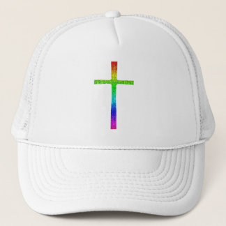 Casquette Faith Cross Rainbow
