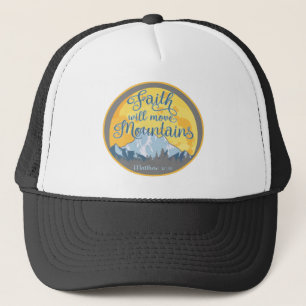 Casquette Faith Move Mountains Christian Design