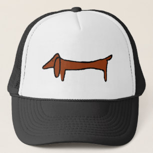 Casquette Fameux Dachshund Abstrait