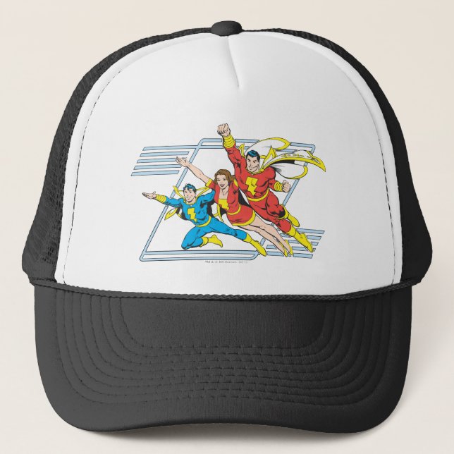 Casquette Famille SHAZAM (Devant)