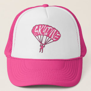 Casquette fanatique skydive rose