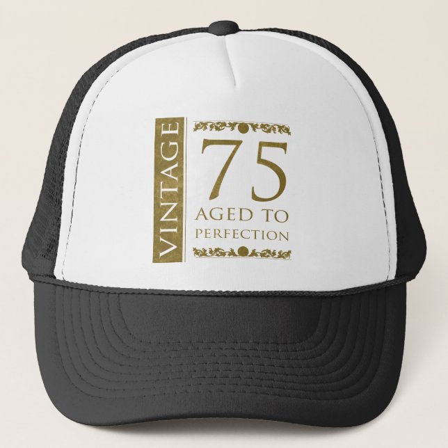 Casquette Fancy Vintage 75e anniversaire (Devant)