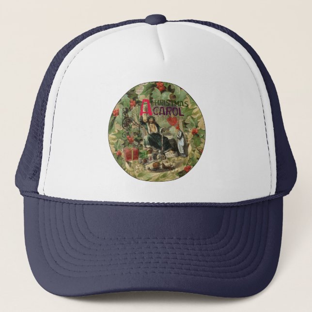 Casquette Fantôme de Noël Illustration actuelle Scrooge (Devant)
