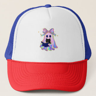 Casquette fantôme d'Iridescente avec un livre et une classe