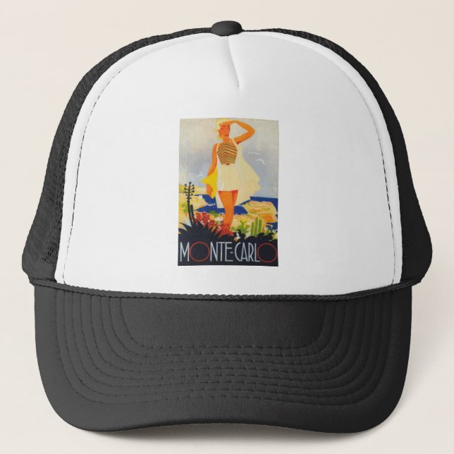 Casquette Fashion Girl Monte Carlo Beach Voyage (Devant)
