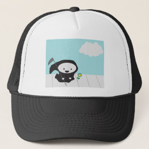 Casquette Faucheuse et fleur