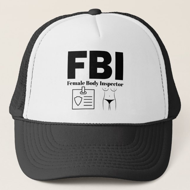 Casquette FBI Female Body Inspector (Devant)