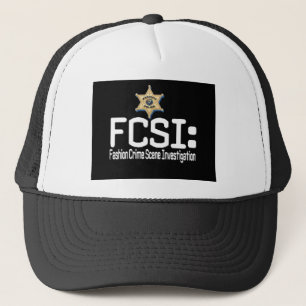 Casquette FCSI :  Enquête de scène du crime de mode