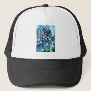 Casquette Fée de givre vue d'un hiver saphir