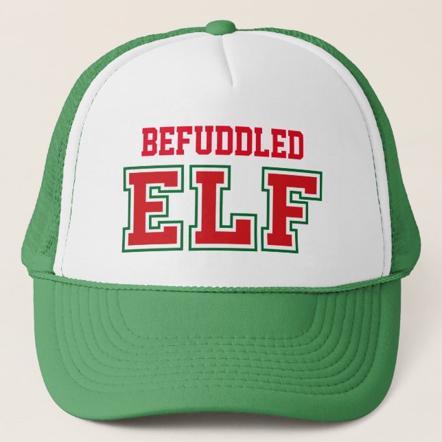Casquette FEL de Noël confus (Devant)