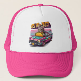 Casquette Feline Fiesta en rose