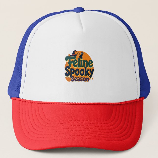 Casquette Feline Spooky Season (Devant)