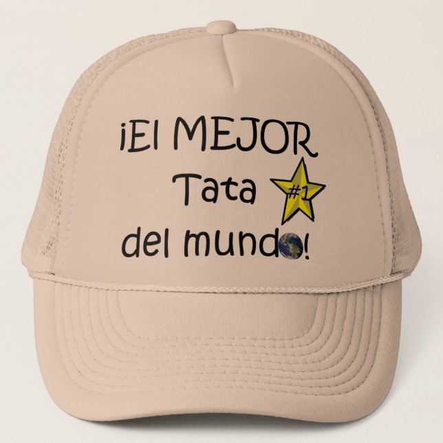 Casquette ¡ Feliz día del padre - mejor d'EL de Para ! (Devant)