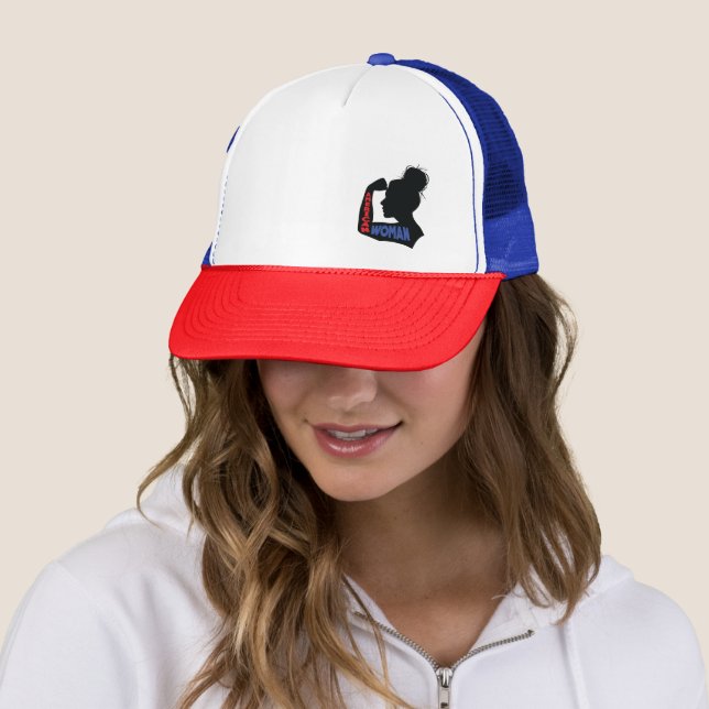 Casquette Femme américaine (En situation)