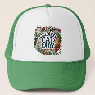 Casquette Femme au chat sans enfant