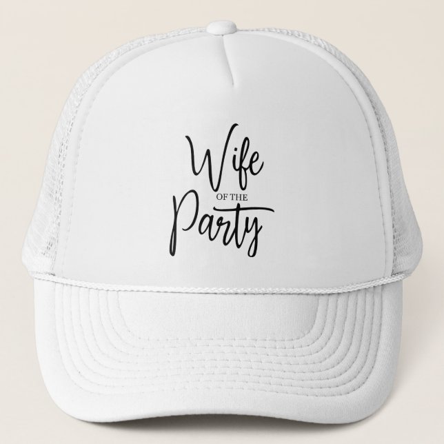 Casquette Femme moderne du Parti Bachelorette Mariée (Devant)