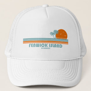 Casquette Fenwick Island Delaware Sun Palm Trees