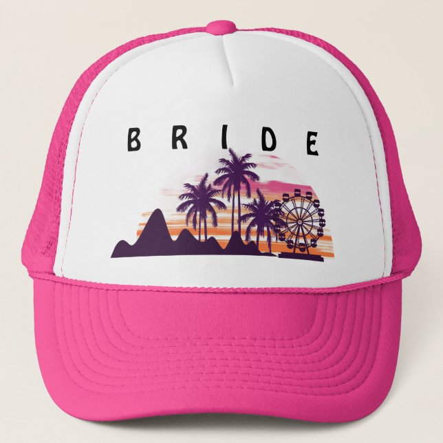 Casquette Festival de musique Bachelorette Bride (Devant)
