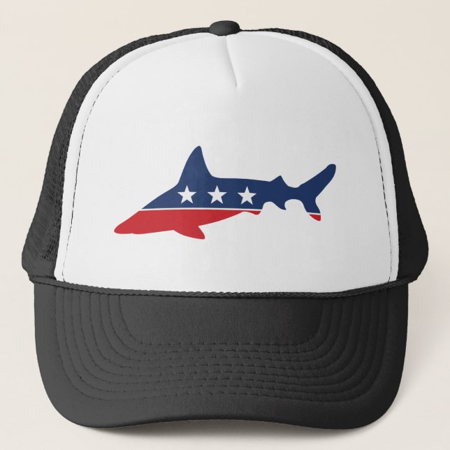 Casquette Fêtard - requin (Devant)