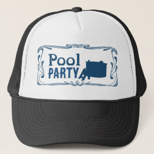 CASQUETTE FÊTE AU BORD DE LA PISCINE