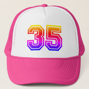 Casquette Fête colorée du 35e anniversaire