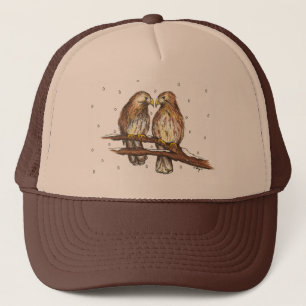 Casquette Fête de Noël des Inséparables de la neige à queue 