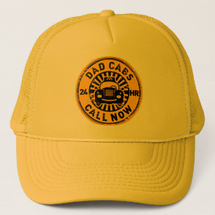 Casquette Fête des pères Cadeau Papa Cabs Taxi 24 Hr Drôle